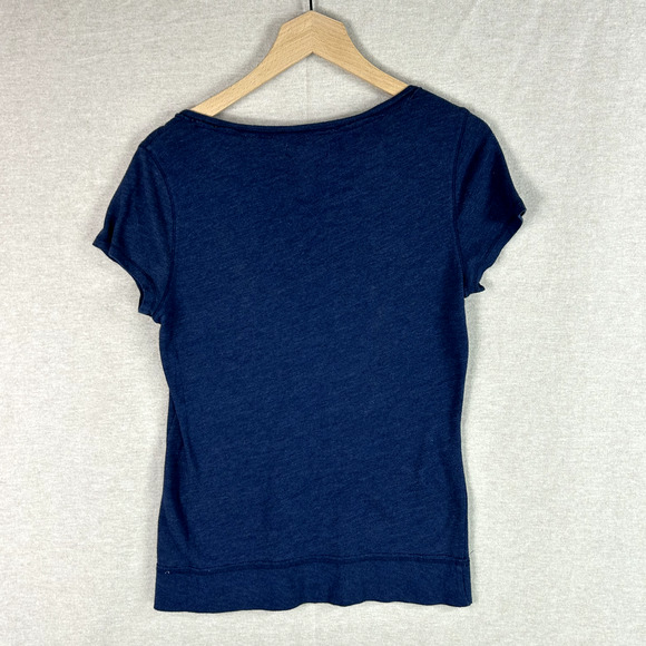 Vintage Aeropostale Womens Y2K Top Size XL Sequins Preppy Scoop Neck Spellout - Picture 7 of 10